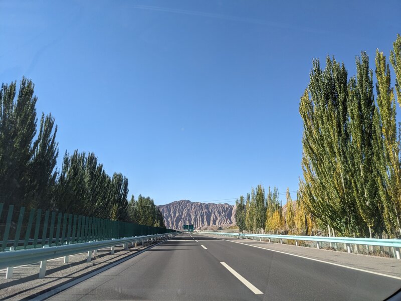 The strangely shaped mountains looked at us indifferently as we approached them.
