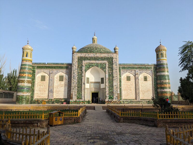 The Abakh Hoja tomb showing the rich Islamic history of the region