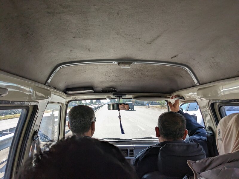 The charming Damas with an aging and no-frills interior mightily set course southbound into the greater Tashkent region.
