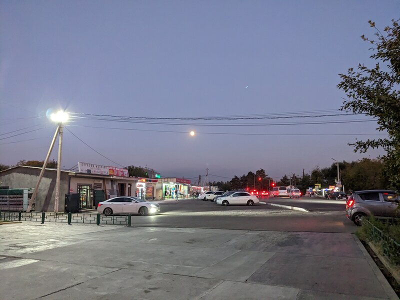 The dusk had fallen all over the streets of Dustlik, and the night air was soaked with cold moonlight.