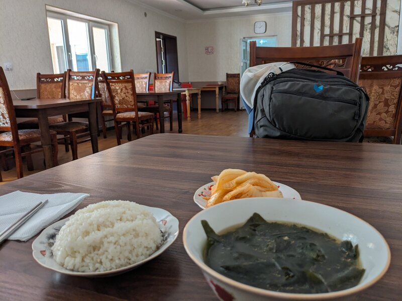 Uzbek ajummas in the Koryo-Saram restaurant spoke their regional Korean fluently.